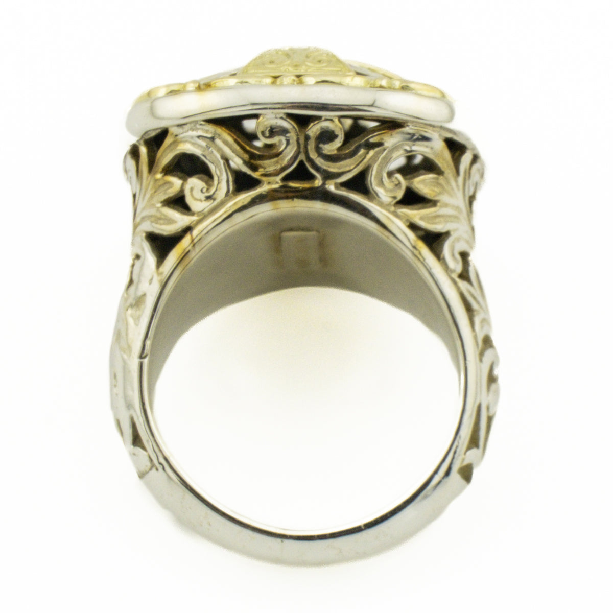 Konstantino Classics Daphne Cross Ring in 18K Yellow Gold and