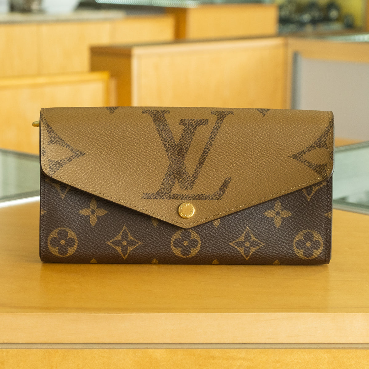 Louis Vuitton Monogram Sarah Wallet Sarah Wallet Monogram Empreinte Leather - Women - Small  main image 3