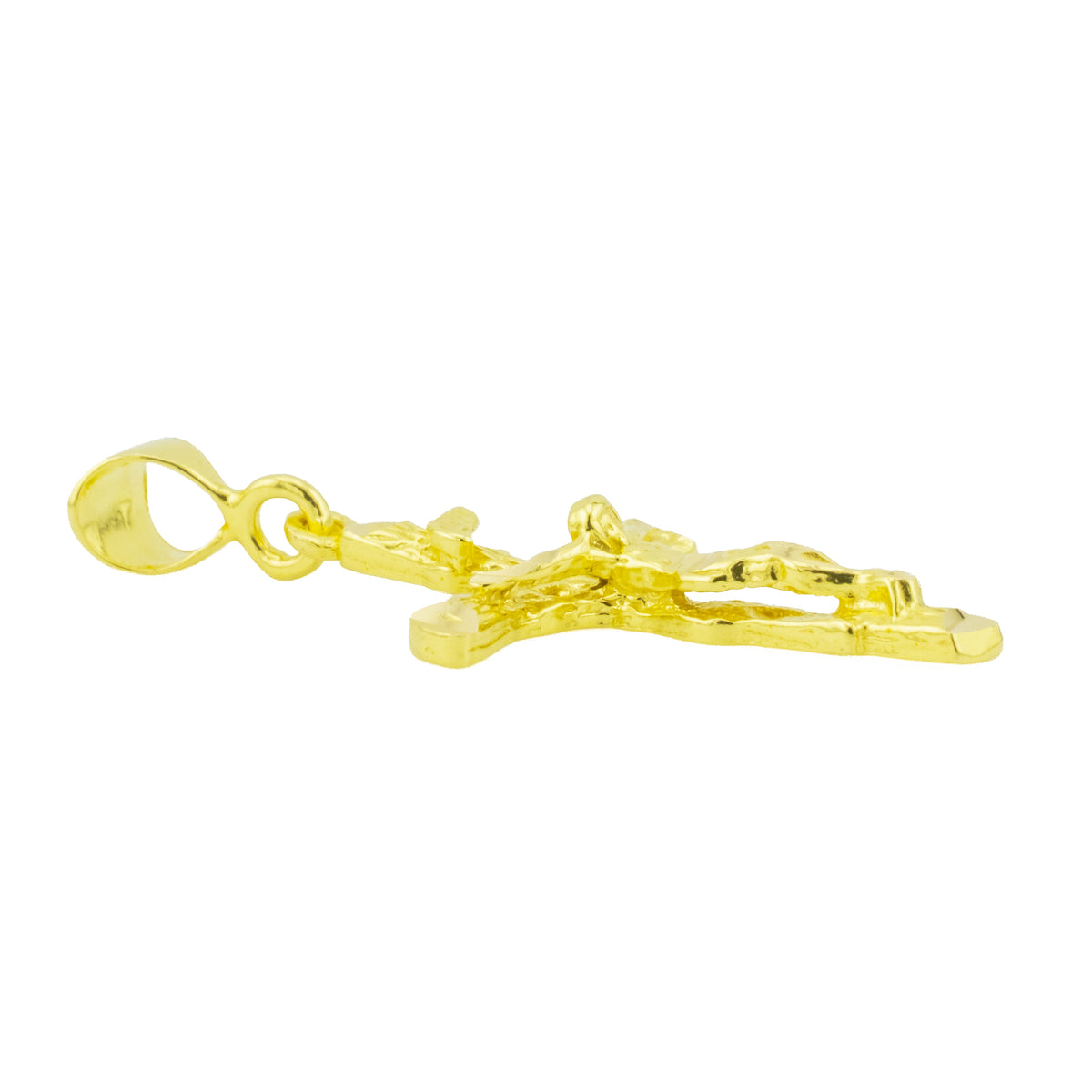 Gold Cross Crucifix Pendant in 21K Yellow Gold - 3.4 Grams – Oaks