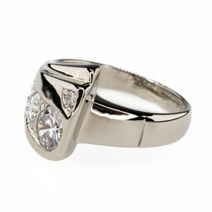 1.23ctw VS/G Diamond Fashion Ring in 14K White Gold Size 9