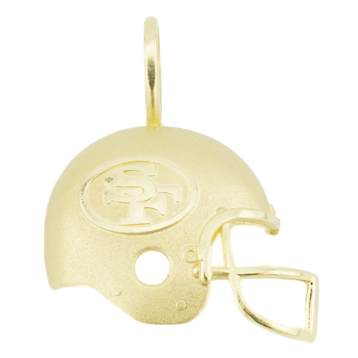 1994 San Francisco 49ers Football Helmet Pendant in 14K Yellow Gold