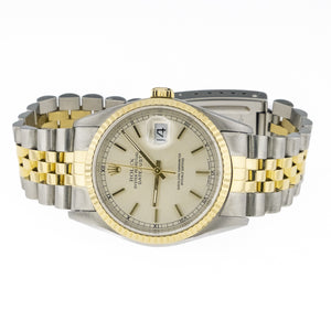 1996 Rolex Datejust 36mm in Stainless Steel and 18K Yellow Gold Jubilee - 16233