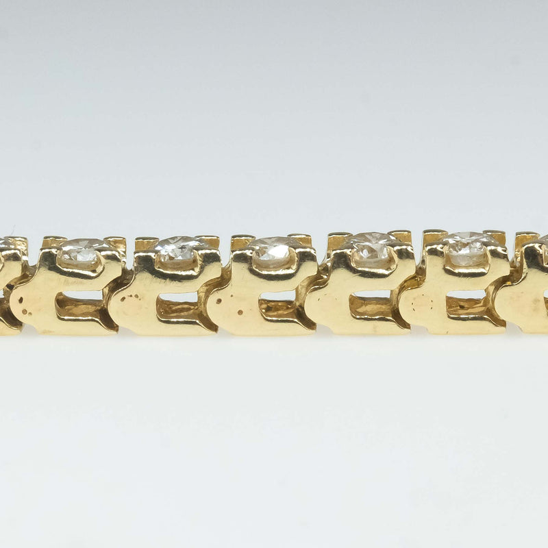 2.90ctw Diamond Tennis Bracelet in 14K Yellow Gold