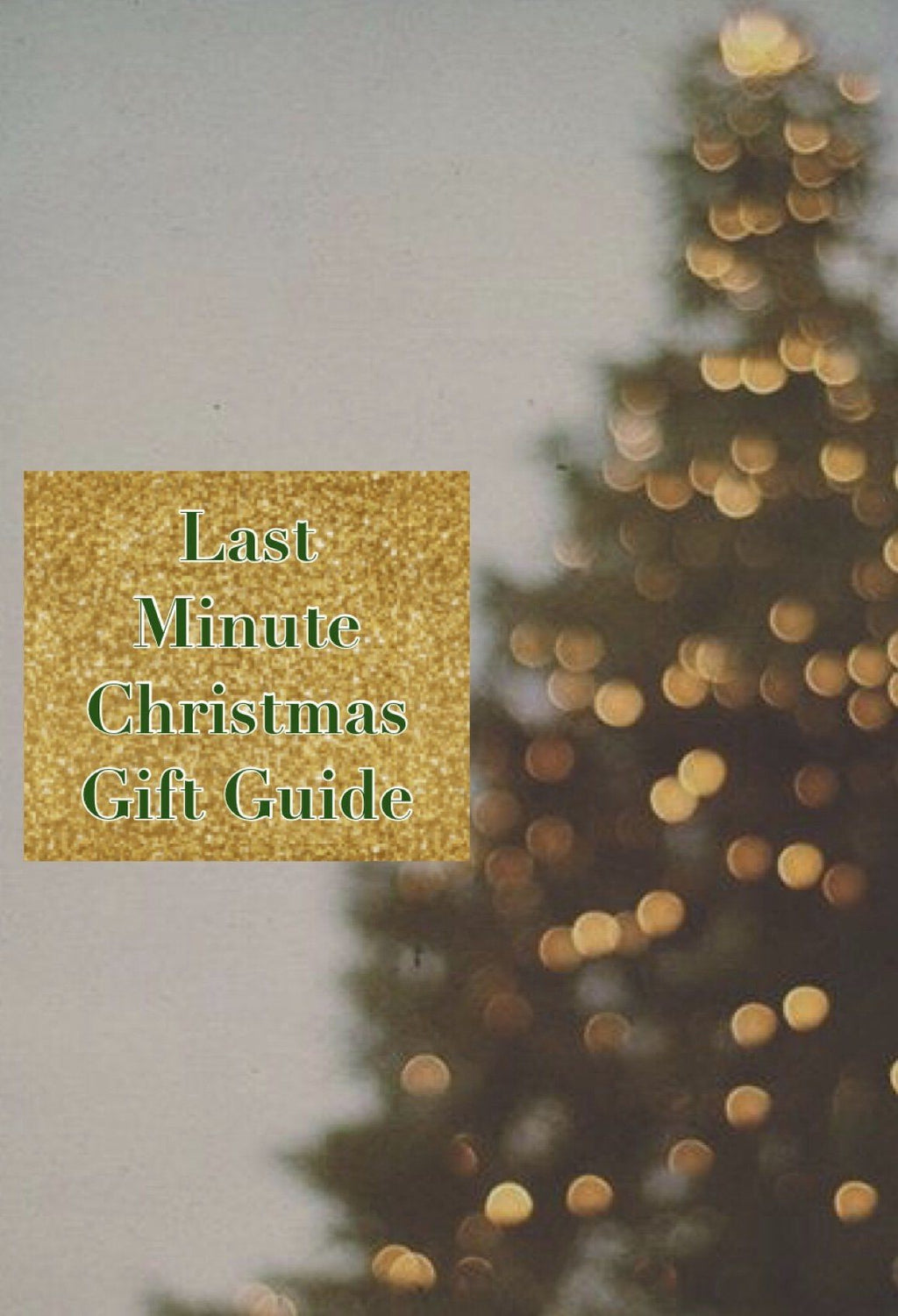 Last Minute Christmas Gifts Guide