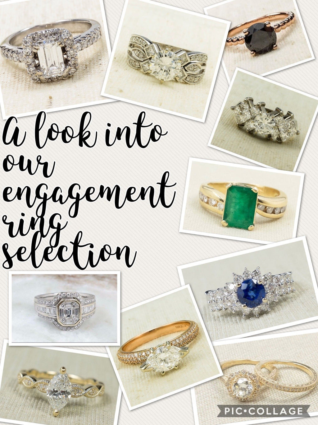 “Tis the season to say YES … a look into our engagement ring selection”