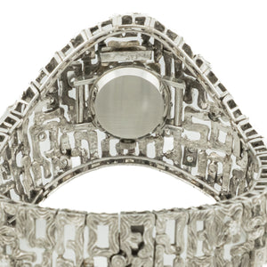 Vintage Omega Genève Diamond Accented Ladies Watch in 14K White Gold