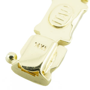 8mm Wide Fashion Gold Chain 7" Bracelet in 14K Yellow Gold - 13.5 grams