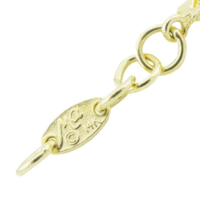 Loney Tunes Charm 8.5" Bracelet in 14K Yellow Gold - 12.4 grams