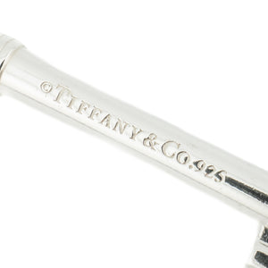 Tiffany & Co. Vintage Large Oval Key Pendant and 20" Chain in .925 Sterling Silver - 20.7grams