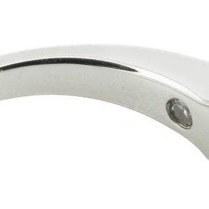 0.60ctw K/I2 Princess Cut Diamond & Accented Engagement Ring in 14K White Gold - Size 7