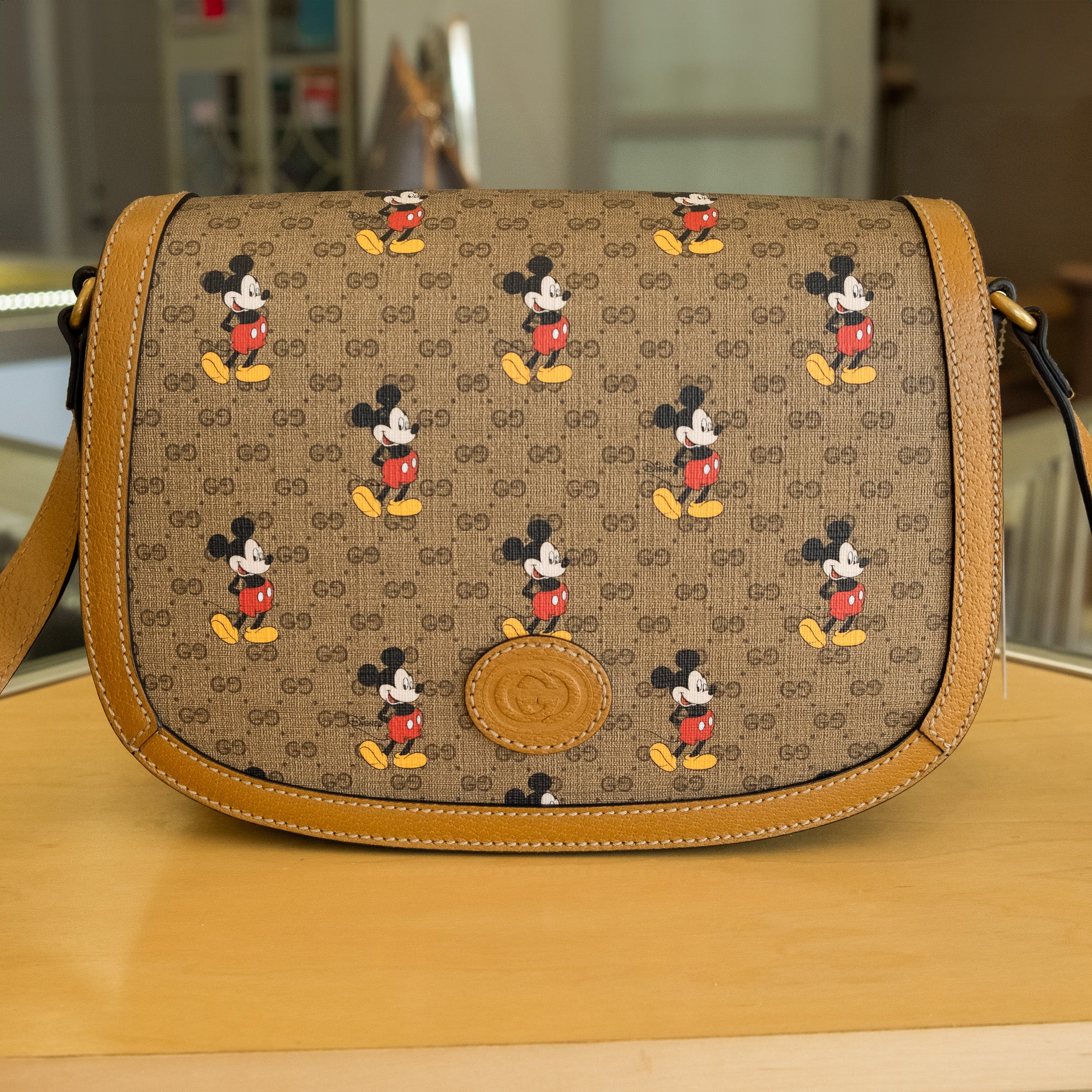 Shoulder Bag Gucci Minnie Mouse Purse Gucci X Disney Shoulder Bag