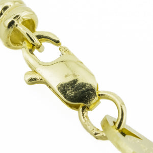 2.8mm Wide Fancy Rope 20" Chain Necklace in 14K Yellow Gold - 10.4 Grams