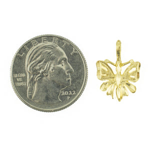 Butterfly Gold Pendant in 14K Yellow Gold - 1.3 Grams