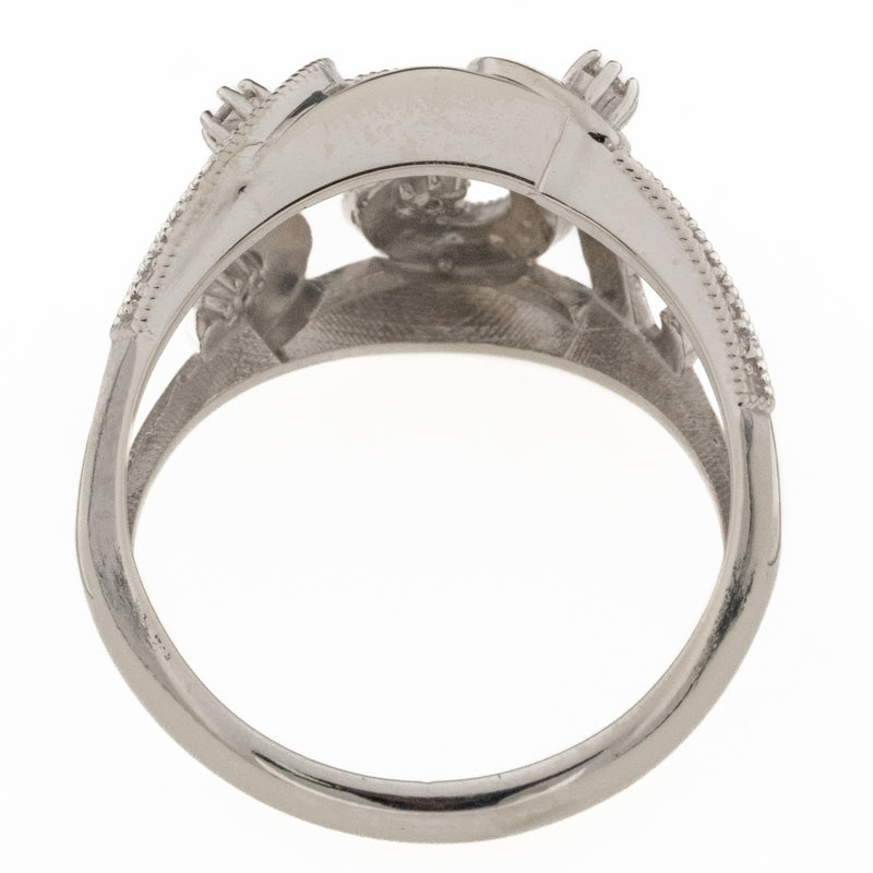 0.22ctw Diamond Fashion Ring in 14K White Gold - Size 9