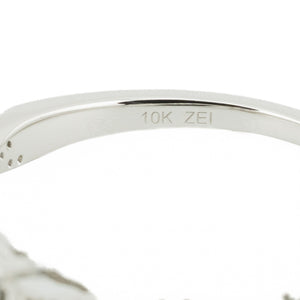 0.25ctw Round Brilliant Diamond Accented Engagement Ring in 10K White Gold - 7