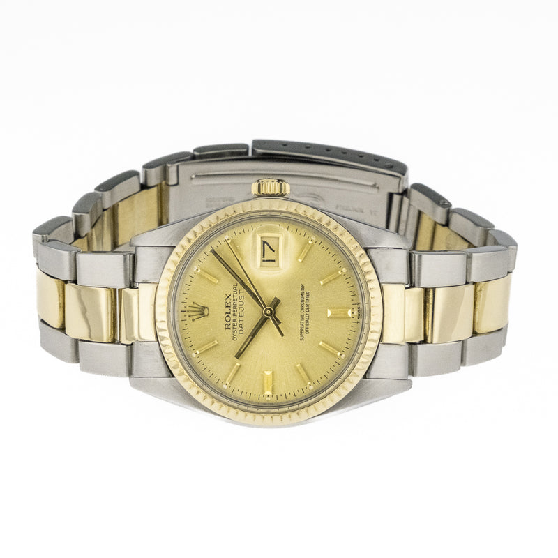 1981 Rolex Datejust 36mm in Stainless Steel and 14K Gold Oyster - 16013