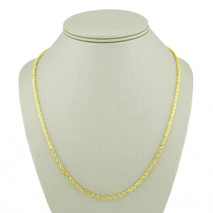 2.8mm Wide Fancy Rope 20" Chain Necklace in 14K Yellow Gold - 10.4 Grams