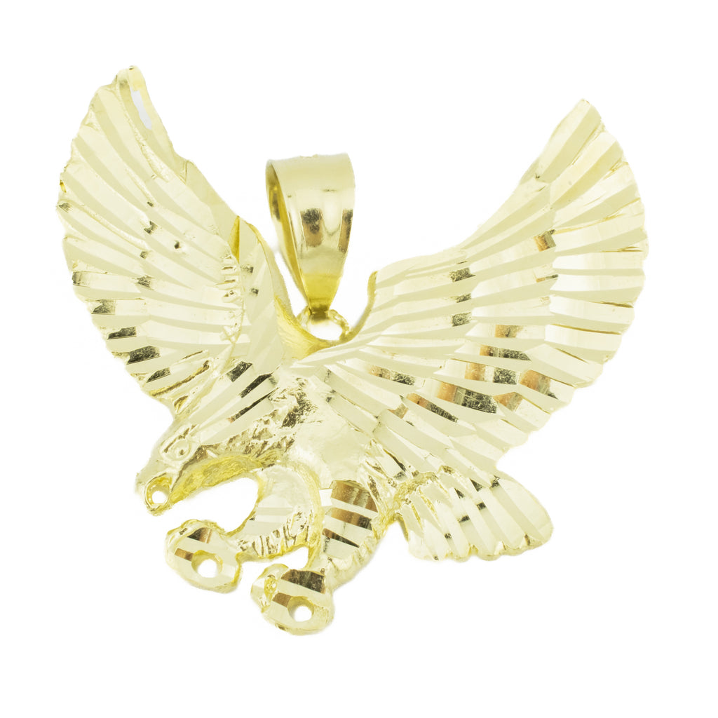 Gold Eagle Pendant in 14K Yellow Gold - 2.7 grams