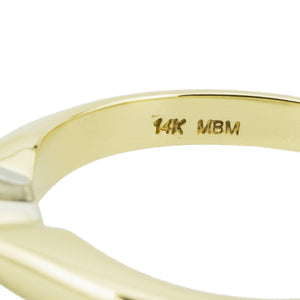 1.20ctw Round Brilliant H/SI1 Diamond Solitaire Engagement Ring in 14K Yellow Gold - Size 6