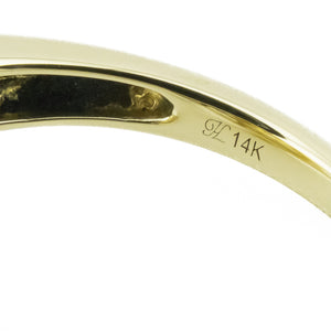 12mm Pearl and Diamond Accented Ring in 14K Yellow Gold - Size 7