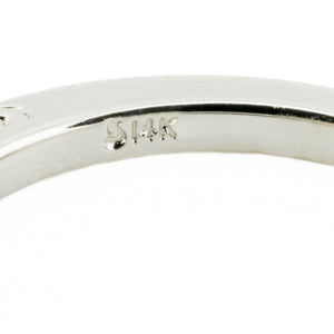 GIA 1.12ct SI1/D Round Diamond Solitaire Engagement Ring in 14K White Gold - Size 6.75