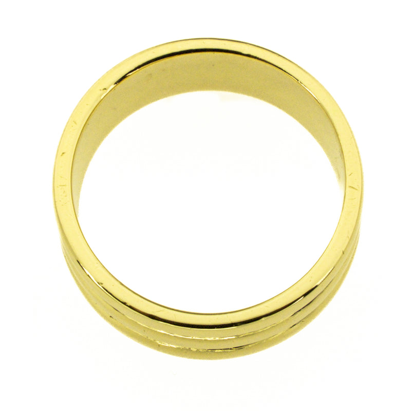 6mm Wide Lady's Gold Band Ring in 14K Yellow Gold - Size 4.75