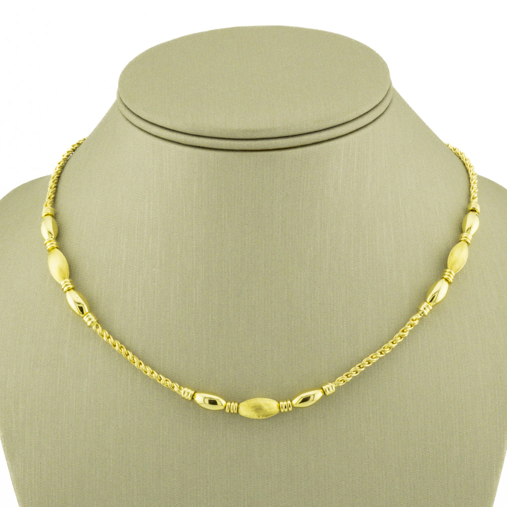 Chiampesan Fashion 16" Necklace in 18K Yellow Gold