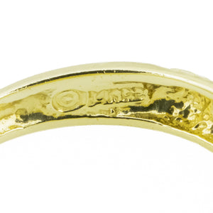 Gold Fancy Band Ring in 14K Yellow Gold - Size 6