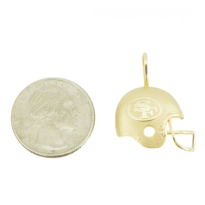 49ers football helmet set 1994 San Francisco 49ers Football Helmet Pendant in 14K Yellow Gold