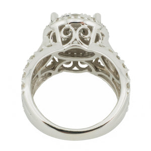 2.50ctw Diamond Cluster Fashion Ring in 10K White Gold - Size 6