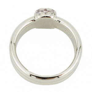 1.05ctw Pink Diamond Accented Fashion Ring in Platinum .900 -Size 7