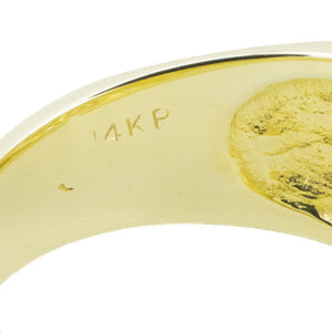 1.00ctw Gent's Diamond Cluster Ring in 14K Yellow Gold - Size 9.75