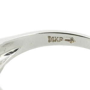 1.25ctw Round Diamond Accented Wedding Band Ring 14K White Gold - Size 7.25