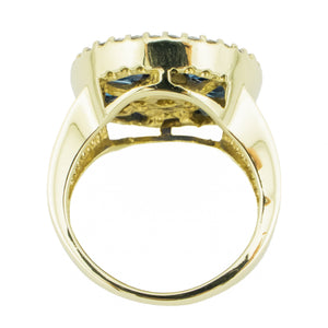 2.35ctw Sapphire & Diamond Accented Gemstone Ring in 14K Yellow Gold - 5.5