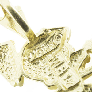 Looney Toons Marvin Pendant in 14K Yellow Gold - 1.6 Grams
