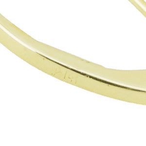 0.20ctw Lab Round Diamond Solitaire Lever Back Earrings in 14K Yellow Gold