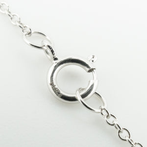 0.33ctw Diamond Bezel Set Stationed 18" Necklace in 14K White Gold