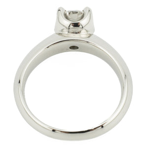 0.66ct Round Brilliant H/VS2 Diamond Solitaire Engagement Ring in Platinum - Size 5.25