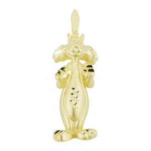 Looney Toons Sylvester Pendant in 14K Yellow Gold - 1.8 Grams