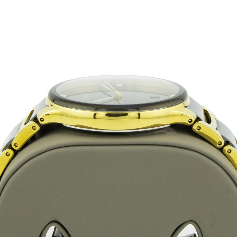 Rado Centrix Diamonds 35mm Women's Quartz Watch in Stainless Steel & PVD R30039712