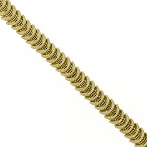9.6mm Wide Gold Fashion Bracelet 7.5" in 14K Yellow Gold