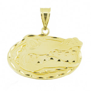 Gold Gators Pendant in 14K Yellow Gold - 2.4grams