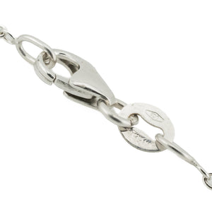 0.20ctw Diamond Accented Key Pendant and 16" Cable Chain in 18K White Gold