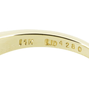 0.60ctw Marquise Diamond & Accented Engagement Ring in 14K Two-Tone Gold - Size 9