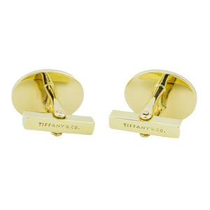 Tiffany & Co. West Point Cufflinks in 14K Yellow Gold - 17.1 Grams