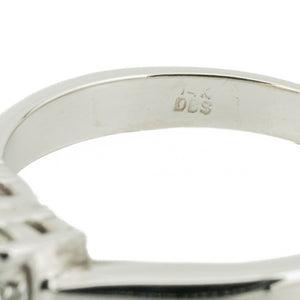 0.75ct Oval F/SI1 Diamond w/ 0.50ctw Accents Engagement Ring in 14K White Gold - Size 6.75