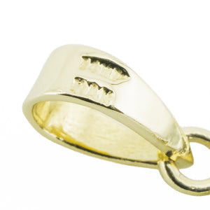 14K Yellow Gold Dolphin Pendant with Silver Spanish Cob Treasure Coin Copy