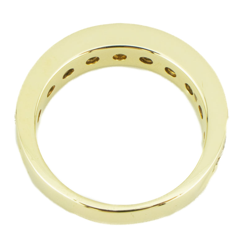 2.00ctw Diamond Accented Wedding Band Ring in 14K Yellow Gold - Size 8