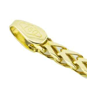 2mm Wide Foxtail Bracelet 7.75" in 18K Yellow Gold - 4.1 grams