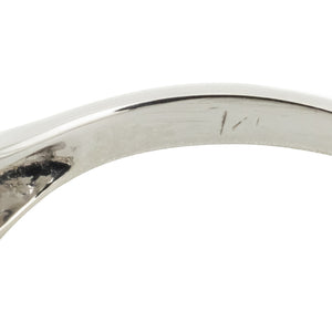 1.00ctw Round Diamond Accented Double Row Vintage Band Ring 14K White Gold - Size 8